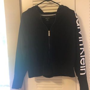 Black Calvin Klein Preformance Zip up hoodie